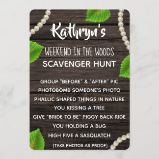 バチェロレッテウッドシスカベンジャー狩り 招待状