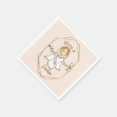 バチェロレッテカクテルブライダルウェディングシャワー紙 スタンダードカクテルナプキン (角)