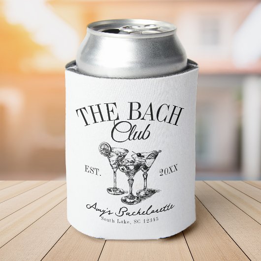 バチェロレッテカスタムザバッハ・クラブの花嫁付き添い 缶クーラー