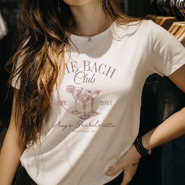バチェロレッテカスタムザバッハ・クラブの花嫁付き添い Tシャツ