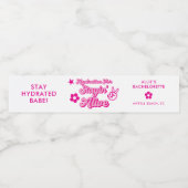 バチェロレッテカスタムステイインアライブ ペットボトルラベル (シングルラベル)