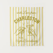 バチェロレッテカスタムパステルストライプ応援 タペストリー (正面)