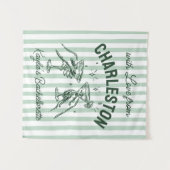 バチェロレッテカスタムパステルストライプ応援 タペストリー (正面(横))