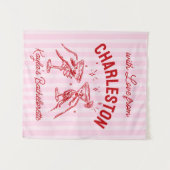 バチェロレッテカスタムパステルストライプ応援 タペストリー (正面(横))