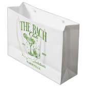 バチェロレッテカスタムレトロカクテルグリーン ラージペーパーバッグ (正面アングル)