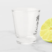バチェロレッテカスタムレトロカクテルブラック ショットグラス (左)