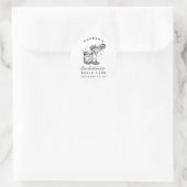 バチェロレッテカスタムレトロカクテルブラック ラウンドシール (バッグ)