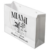 バチェロレッテカスタムレトロカクテルブラック ラージペーパーバッグ (正面アングル)