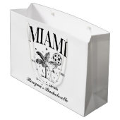 バチェロレッテカスタムレトロカクテルブラック ラージペーパーバッグ (裏面アングル)