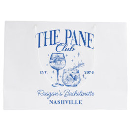 バチェロレッテカスタムレトロカクテルブルー ラージペーパーバッグ