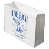 バチェロレッテカスタムレトロカクテルブルー ラージペーパーバッグ (裏面アングル)