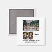 バチェロレッテカスタム3フォトコラージュ マグネット (正面/裏面)