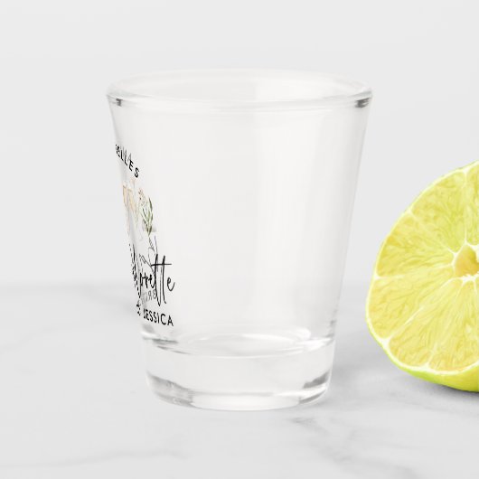 バチェロレッテガーリーピンクエレガントカクテルフローラ ショットグラス (右)