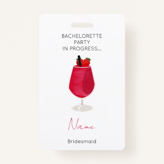 バチェロレッテガールズウィークエンドブライドメイド バッジ (正面)