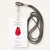 バチェロレッテガールズウィークエンドブライドメイド バッジ (正面ランヤード)