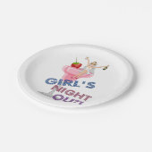 バチェロレッテガールズナイトアウトパーティー ペーパープレート (アングル)