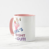 バチェロレッテガールズナイトアウトパーティー マグカップ (正面左)