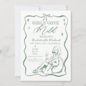 バチェロレッテガールズマイルドボウ描旅程 招待状 (正面)