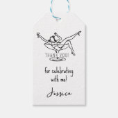 バチェロレッテガールメッセージカード ギフトタグ (正面)