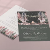 バチェロレッテキャンピングウィークエンド招待状 招待状