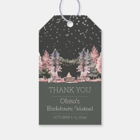 バチェロレッテキャンピングウィークエンド ギフトタグ (正面)