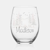 バチェロレッテキャンピングウィークエンド ステムなしワイングラス (裏面)