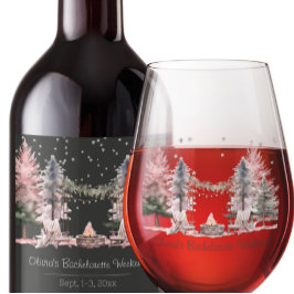 バチェロレッテキャンピングウィークエンド ステムなしワイングラス