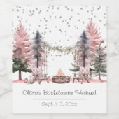 バチェロレッテキャンピングウィークエンド ワインラベル (シングルラベル)