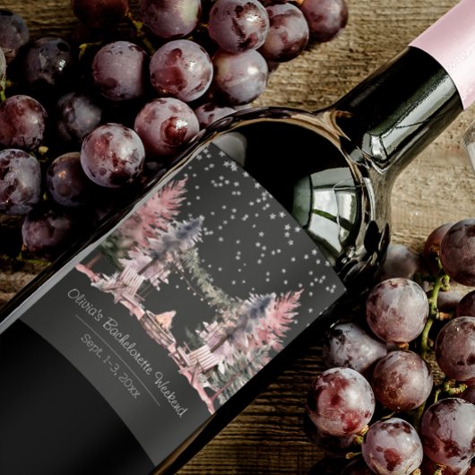 バチェロレッテキャンピングウィークエンド ワインラベル