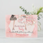 バチェロレッテグラマロードレスピーチートーン 招待状 (スタンド正面)