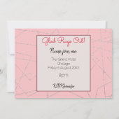 バチェロレッテグラマロードレスピーチートーン 招待状 (裏面)