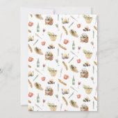 バチェロレッテグランピングキャンピングウィークエンド招待状 (裏面)