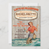 バチェロレッテグランピングキャンピングウィークエンド招待状 招待状 (正面)