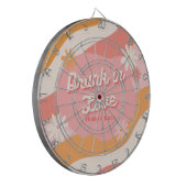 バチェロレッテゲームレトロピンク飲インラブ ダーツボード (正面左)