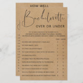 バチェロレッテゲーム – 両面 (正面/裏面)