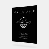 バチェロレッテゴシック様式へようこそ アクリルサイン (傾斜)