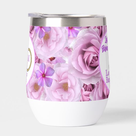 バチェロレッテゴルフパープルフラワーパーソナライズ (右面)