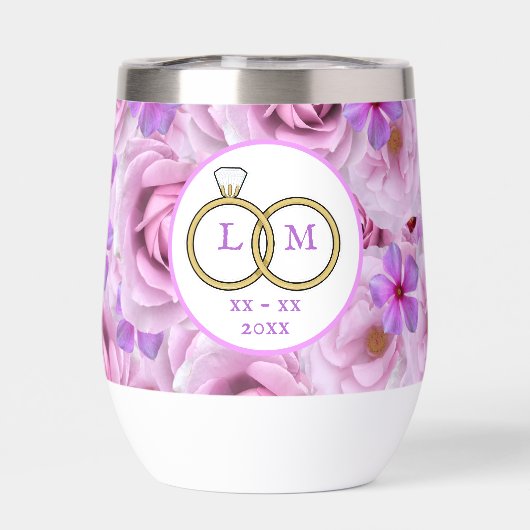 バチェロレッテゴルフパープルフラワーパーソナライズ (背面)