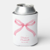 バチェロレッテシンプルピンクボウコケット 缶クーラー (缶正面)
