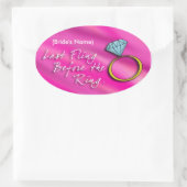 バチェロレッテシール（最後の浮動） 楕円形シール (バッグ)