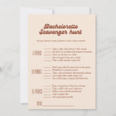 バチェロレッテスカベンジャー狩りゲーム，バチェロレッテゲーム 招待状 (正面)