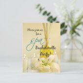 バチェロレッテスパパーティーはがき招待状 インビテーションポストカード (スタンド正面)