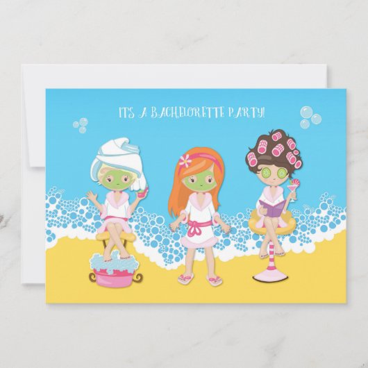 バチェロレッテスパパーティー 招待状 (正面)