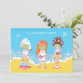 バチェロレッテスパパーティー 招待状 (スタンド正面)