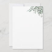 バチェロレッテスパ日招待状 招待状 (裏面)