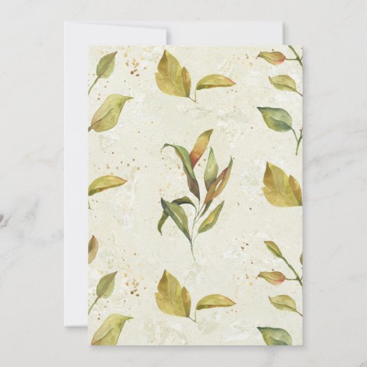 バチェロレッテゼファーフローラ招待状 (裏面)