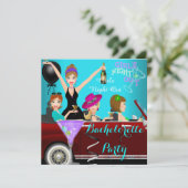 バチェロレッテティール（緑がかった色）おもしろいリムカーカクテル2 招待状 (スタンド正面)