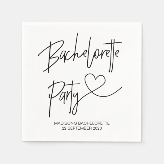 バチェロレッテデコーナプキンセット スタンダードカクテルナプキン (正面)