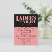 バチェロレッテデザイン インビテーションポストカード (スタンド正面)