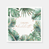 バチェロレッテトロピカルダイヤモンドモダン スタンダードカクテルナプキン (正面)